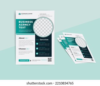 Corporate flyer Design Template in A4. Can be adapt to Brochure, Annual Report, Magazine,Poster, Business Presentation, Portfolio, Banner, Website.