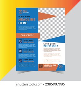 Corporate flyer design template business flyer template design
