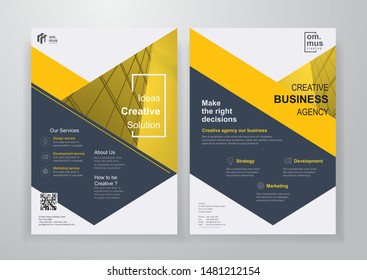 Corporate Flyer design template. Can use to Brochure, Cover Design, Leaflets, Pamphlet, Annual Report, Presentation, Company profile, Banner, Magazine, Poster, Portfolio. Print template design in A4