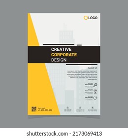 plantilla de diseño de volante corporativo - plantilla de diseño de volante moderno - diseño de volante listo para imprimir en 4 - diseño de volante colorido