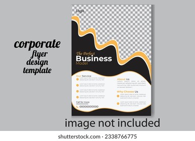 corporate flyer design template  ready