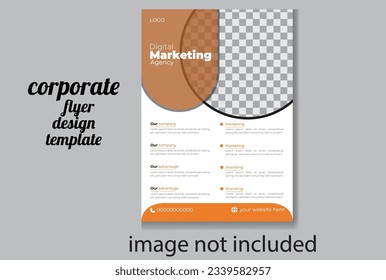 corporate flyer design template ready