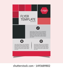 Corporate Flyer Design Template Vector