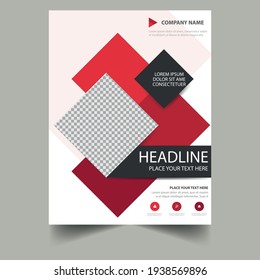 Corporate Flyer Design Template Vector