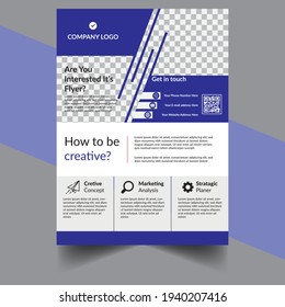 Corporate Flyer Design Template Vector, a4 Design Template, Business Brochure Design, Print Design Template