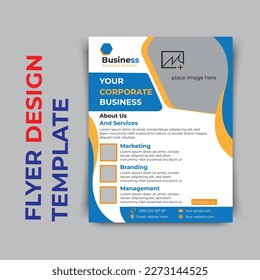 corporate flyer design template for your business