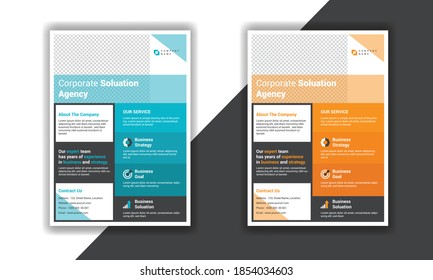 Corporate flyer design templates for promotion.