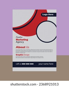 corporate flyer design ,vector and business template
