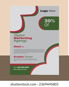 Corporate-Flyer-Design, Vektorgrafik und Geschäftsvorlage
