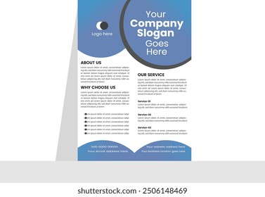 Corporate Flyer Design, Vector Design, Business Template