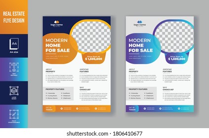 Vektor-Vorlage für Corporate Flyer 