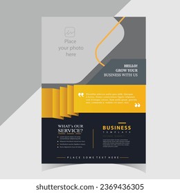 corporate flyer design vector. template design for your business