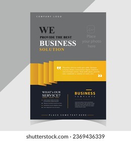 vector de diseño de volante corporativo. diseño de plantillas para su empresa