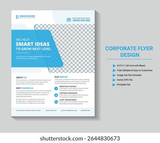 Corporate Flyer Design Vektor Vorlage