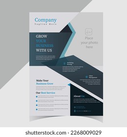 Corporate Flyer design for your business, vector template design