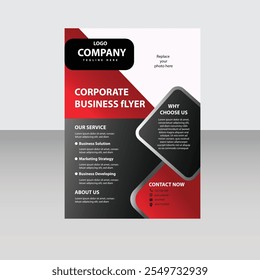 Corporate Flyer Design for your Business, vector template flyer