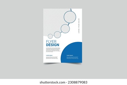 corporate flyer design,vector and template design