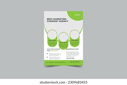 corporate flyer design,vector and template design