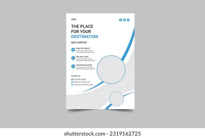 corporate flyer design,vector and template design
