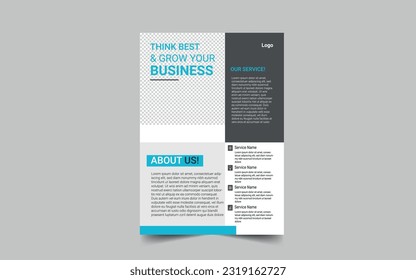 corporate flyer design,vector and template design
