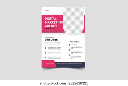 corporate flyer design,vector and template design
