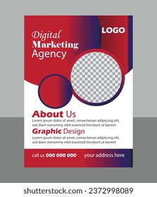 Corporate-Flyer-Design, Vektorgrafik und Geschäftsvorlage
