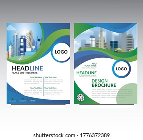 Corporate flyer, layout template. with red triangle elements and placeholder for picture.