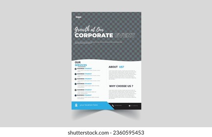 corporate Flyer New ready for print design