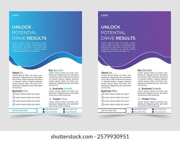 Corporate Flyer Simple and Minimal Design Layout