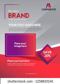Corporate flyer template