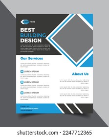 Corporate flyer template or flyer