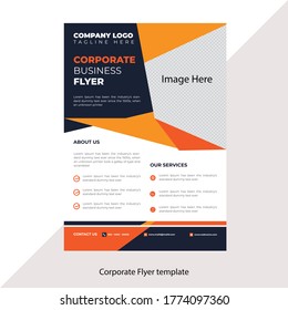 Corporate Flyer , Corporate flyer template a4 size Print Ready Fully editable, Flyer poster pamphlet brochure cover design layout background,