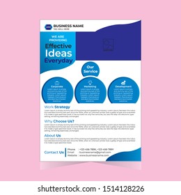 Corporate Flyer Template,  Brochure design, cover modern layout, annual report, poster, flyer in A4 with colorful triangles,
 geometric shapes for tech, science, market with light background