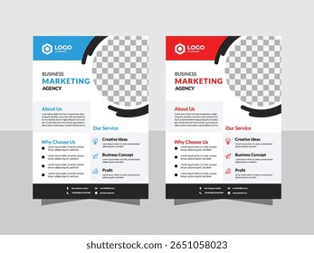 Corporate flyer template for business and company promotion