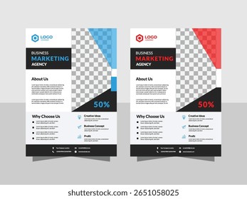 Corporate flyer template for business and company promotion