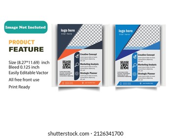 Corporate Flyer Template. Create stunning flyers on the fly and streamline your workflow with this easy to edit template.