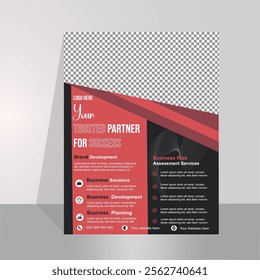 Corporate Flyer Template, Creative Business Leaflet Layout for Marketing, Advertisement, Promotion
Vector Formats.
