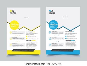 diseño creativo de plantilla de folleto corporativo
