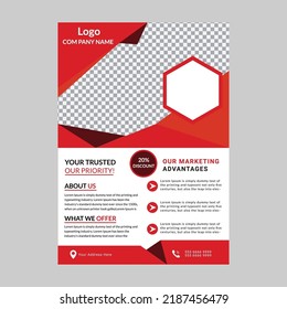 Corporate Flyer Template
Creative and minimalist flyer, perfect for any personal or corporate use, it’s ideal for any company project, you can edit easily this flyer, it’s 100% customizable, all shap