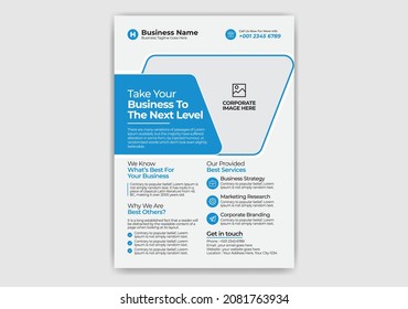 Corporate Flyer Template Design 18