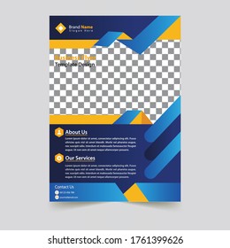 corporate flyer template design or flyer template design