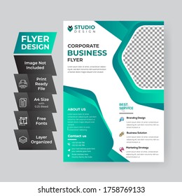 Corporate Flyer Template Design Brochure, Annual Report, Magazine, Poster, Corporate, Flyer, layout modern size A4 Template, Easy to use and edit.