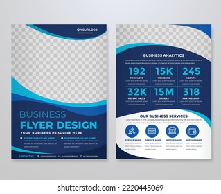 plantilla de viajero corporativo con estilo moderno y abstracto