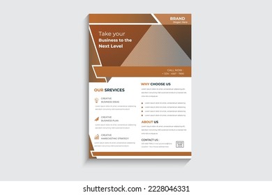 Corporate flyer template ,Modern business flyer template premium