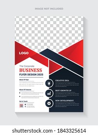 Plantilla de viajero corporativo. Diseño abstracto y colorido de temas empresariales multipropósito