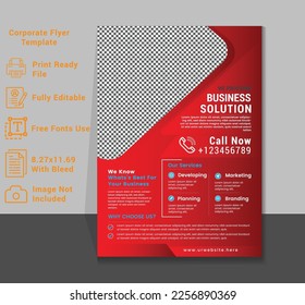 Corporate Flyer Template for your business.Flyer Design