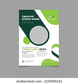 Plantilla de diseño de vector de volante corporativo