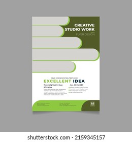 Plantilla de diseño de vector de volante corporativo