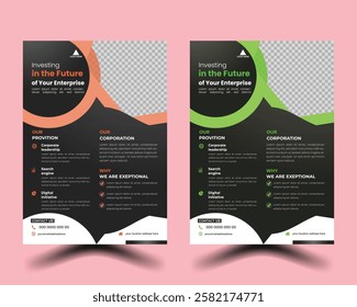 CORPORATE FLYER,You need a beautiful name for your business and a design to showcase the name that will increase your business's recognition, improve your business,
