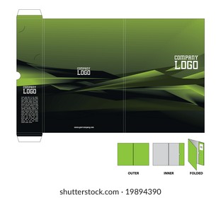 Carpeta corporativa con taladro.